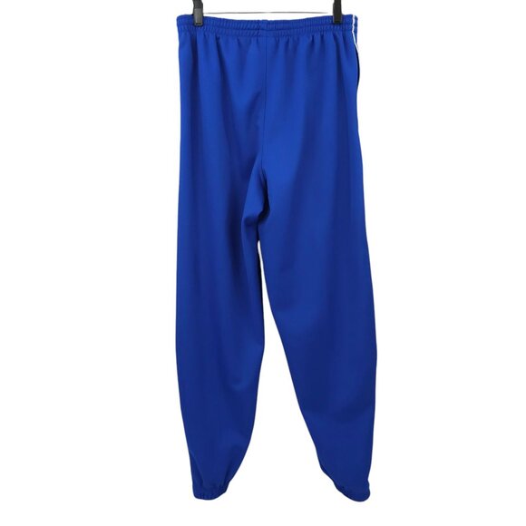 Nike Team Track Wind Pants Mens L Zipper Legs Elastic Drawstring Waist Blue - Picture 2 of 16